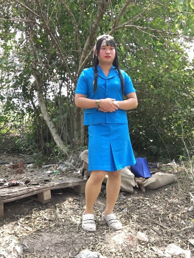 Thai ladyboy teacher Girl scout