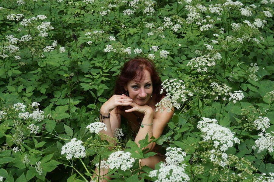 In White Flowers