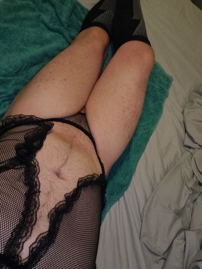 My tiny one crossdressing. Hehe