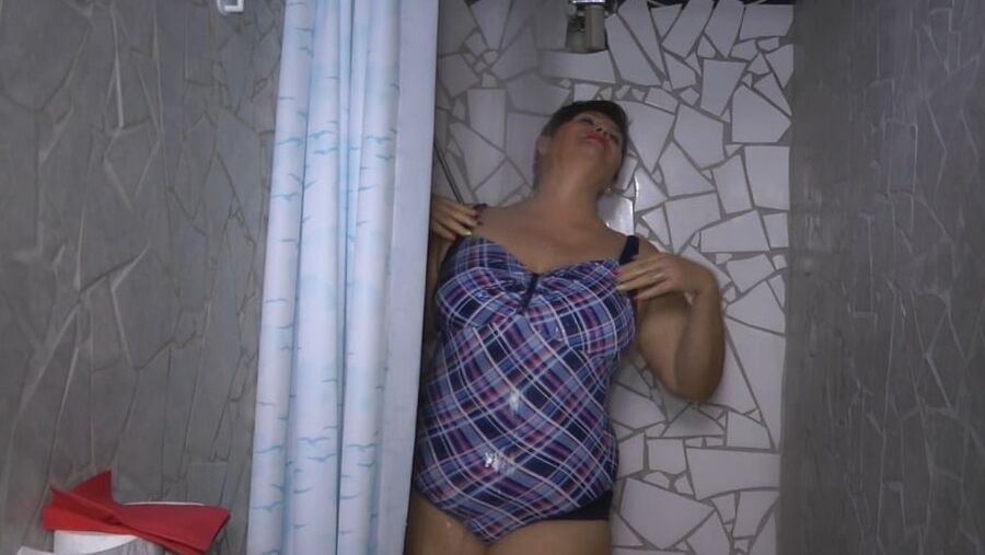 Annadevot - In SWIMSUIT under the SHOWER