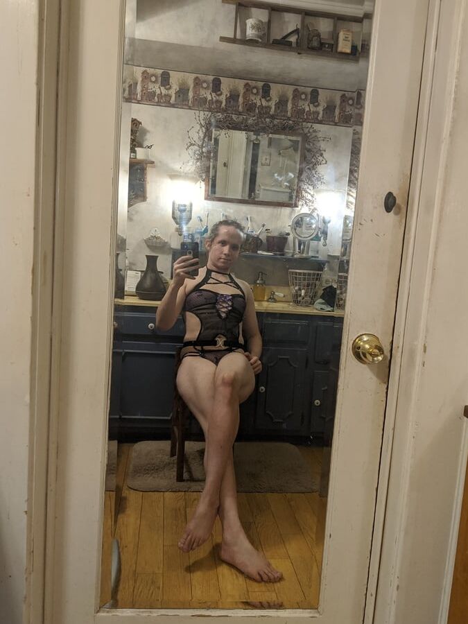 Strappy Purple Lingerie