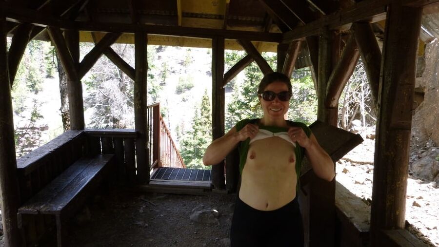 Camille Naked Outside