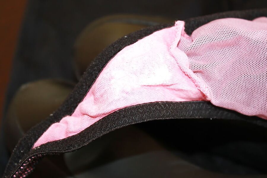 little black dress, panties, pantyhose, cum on heels