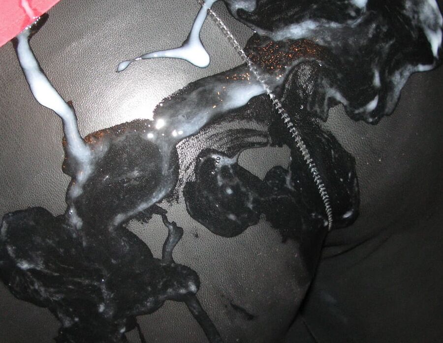 Cum On Leather Pants