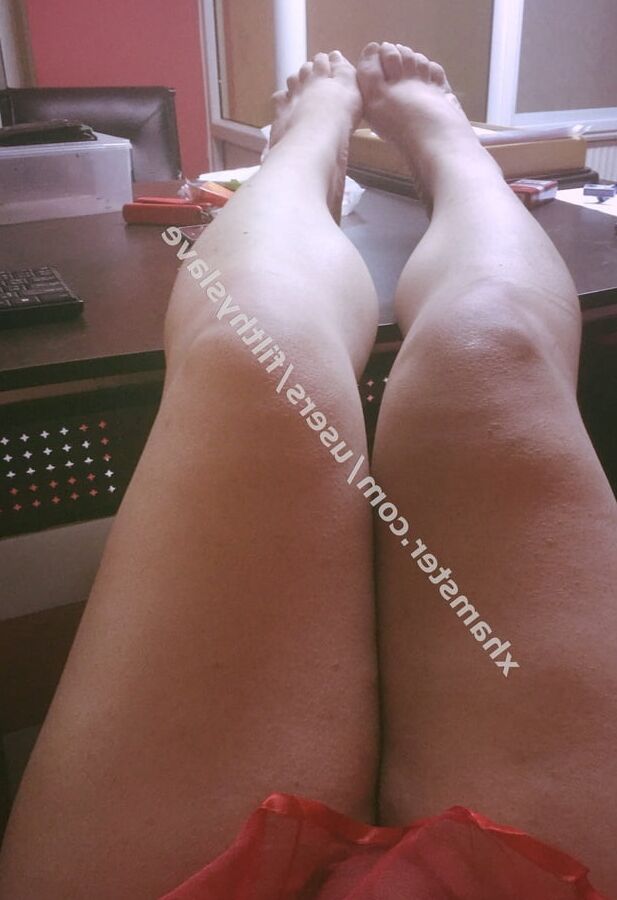 your sissy slut wearing red and hijab waiting for big cock