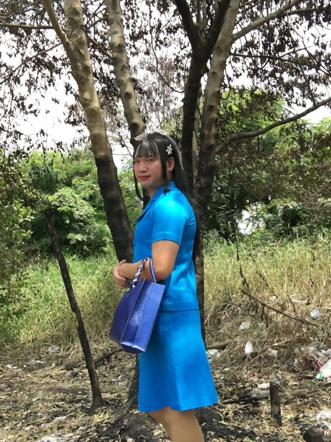 Thai ladyboy teacher Girl scout