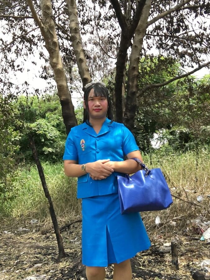 Thai ladyboy teacher Girl scout