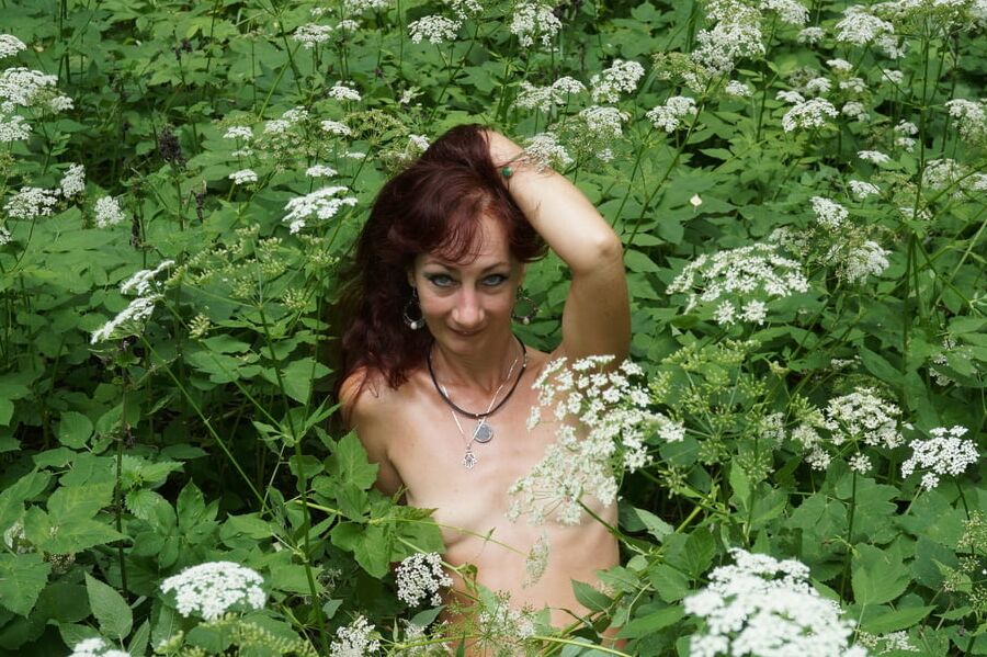 In White Flowers