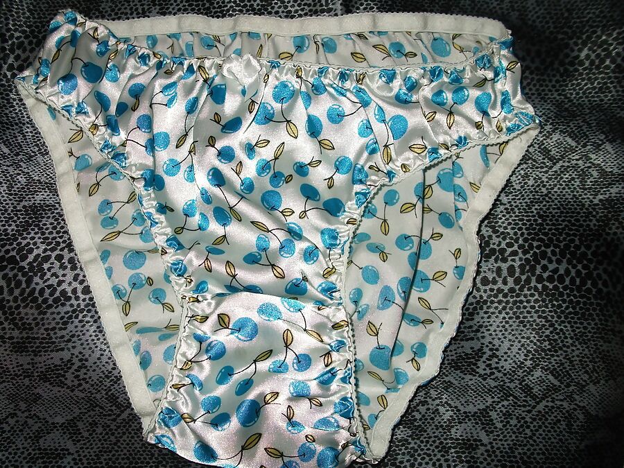 A selection of my wife&;s silky satin panties