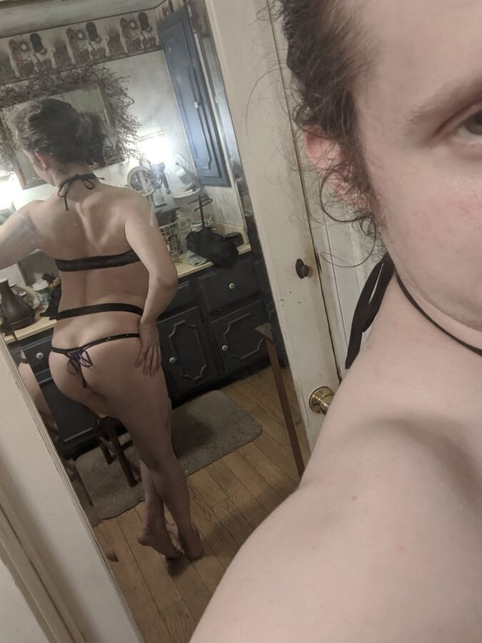 Strappy Purple Lingerie