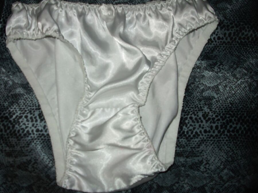 A selection of my wife&;s silky satin panties