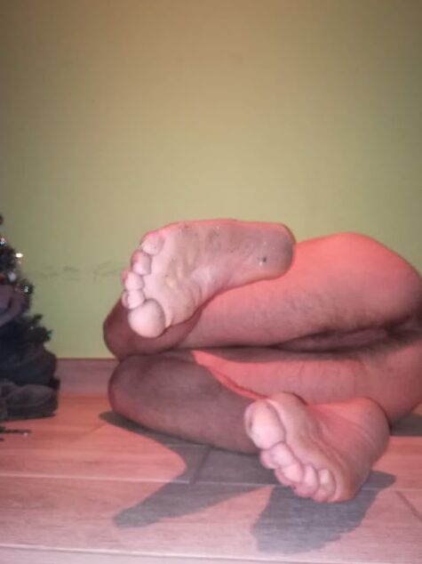 Submissive young slave whore (soles, ass,cock)