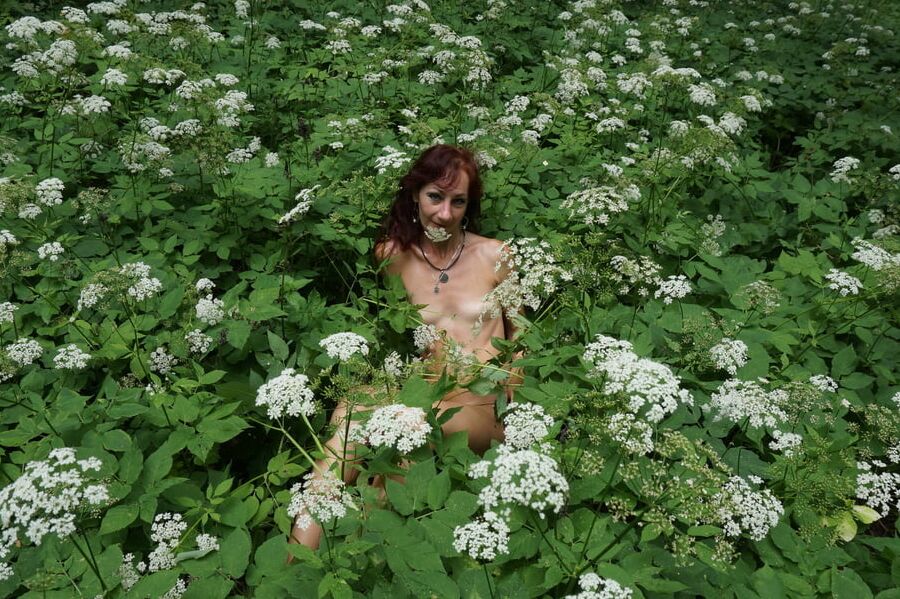 In White Flowers