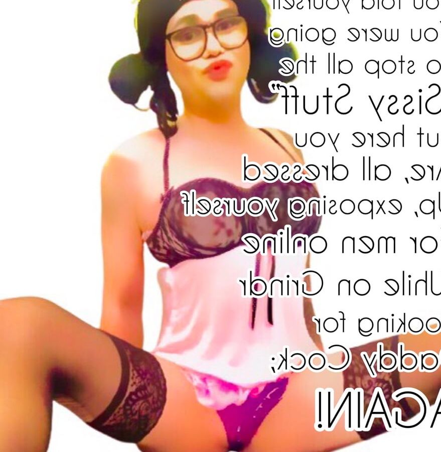My Sissy Caption Pictures Feminized Femboy Thongboy Pantyboy
