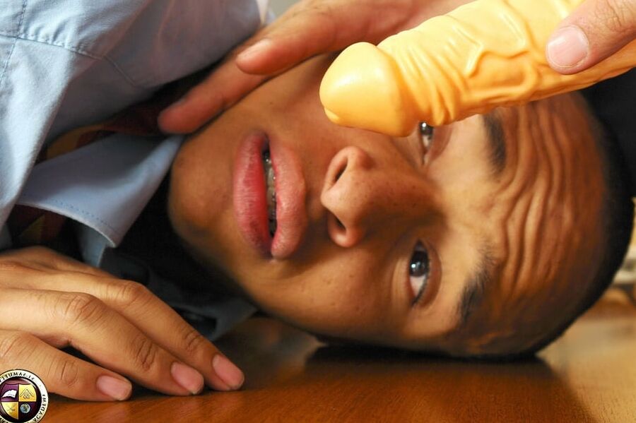 Jackson is punished in many ways by the headmaster