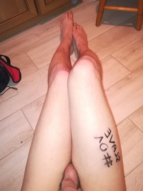 Submissive young slave whore (soles, ass,cock)