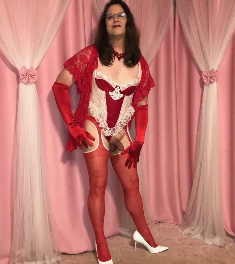 Joanie - Vintage Fredericks Teddy &amp; Suspender Pantyhose