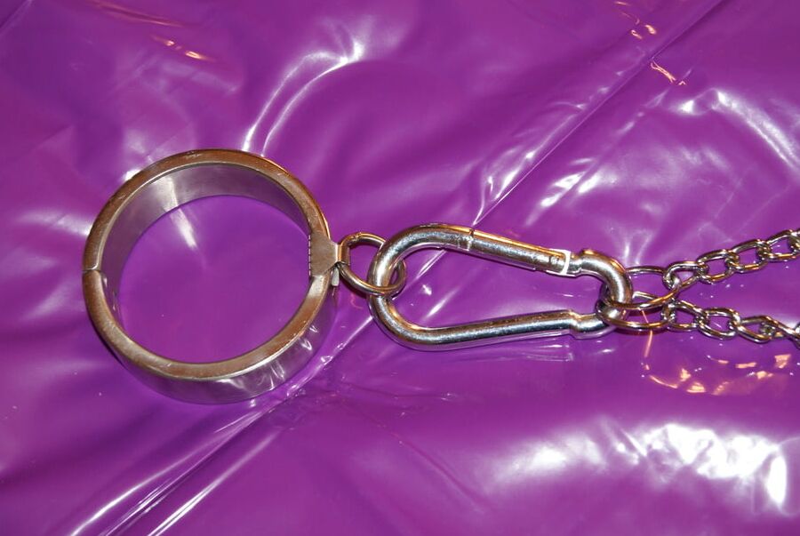 Charlotte the Tgirl Chain Bondage Electro Estim and Fucked