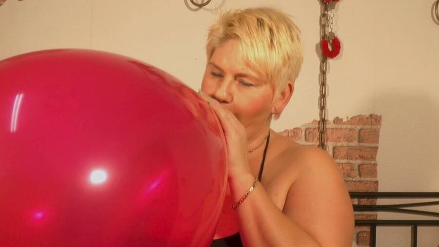 Balloon and high heels