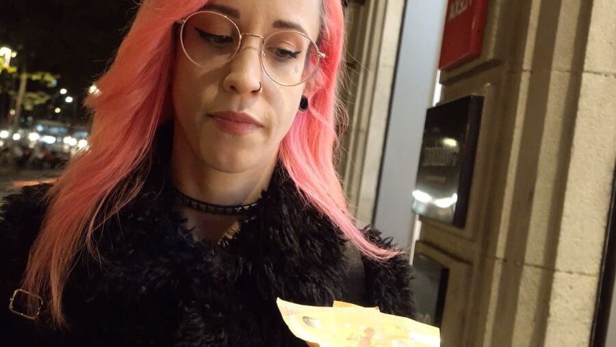 GERMAN SCOUT - CRAZY PINK HAIR GIRL PICKUP AND FUCK FOR CASH
