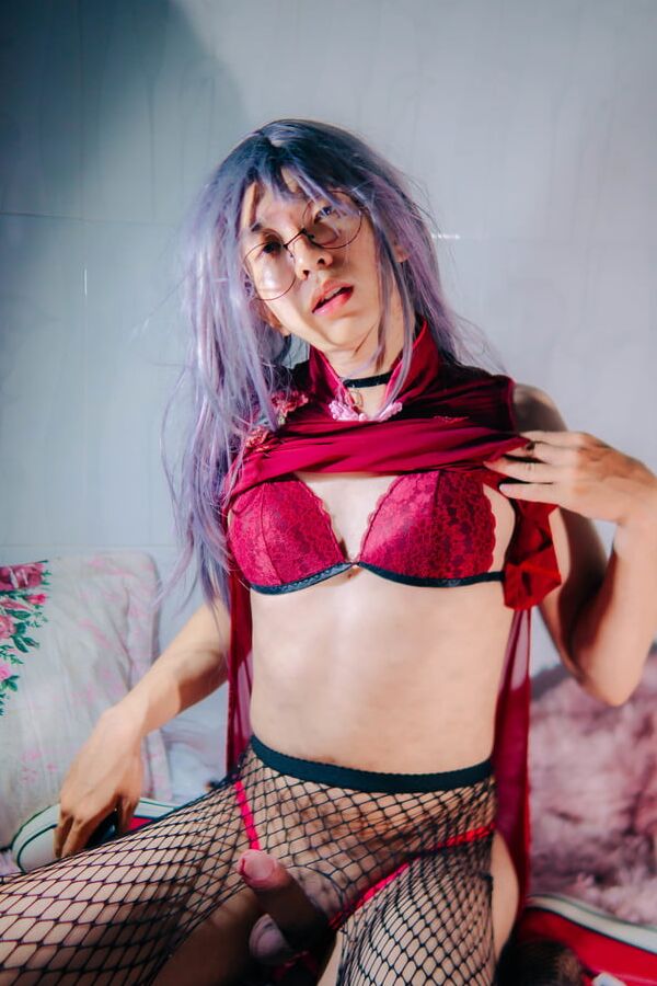 Cute Asian Sissy Trap