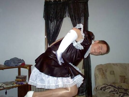 Panty wearing sissy faggot