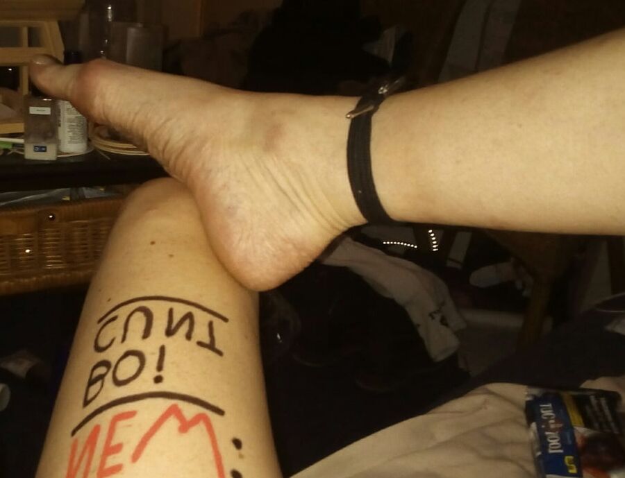 Preparing boy for fucking.