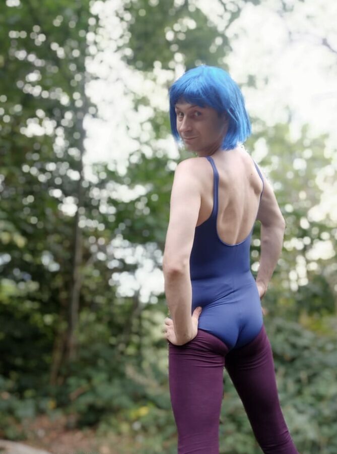 Fitness in the Forrest and scooter