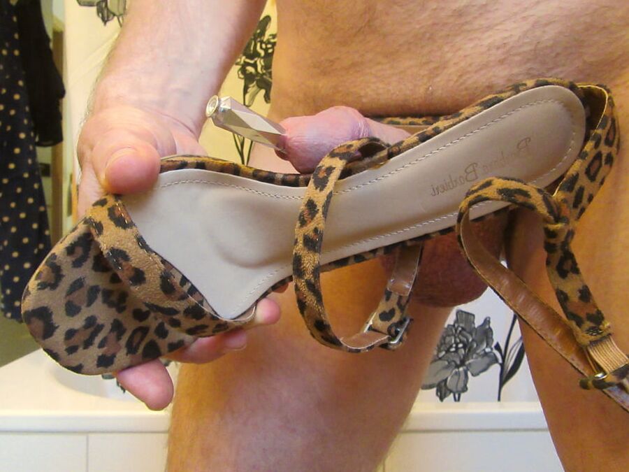 my wife&;s new high heel sandals
