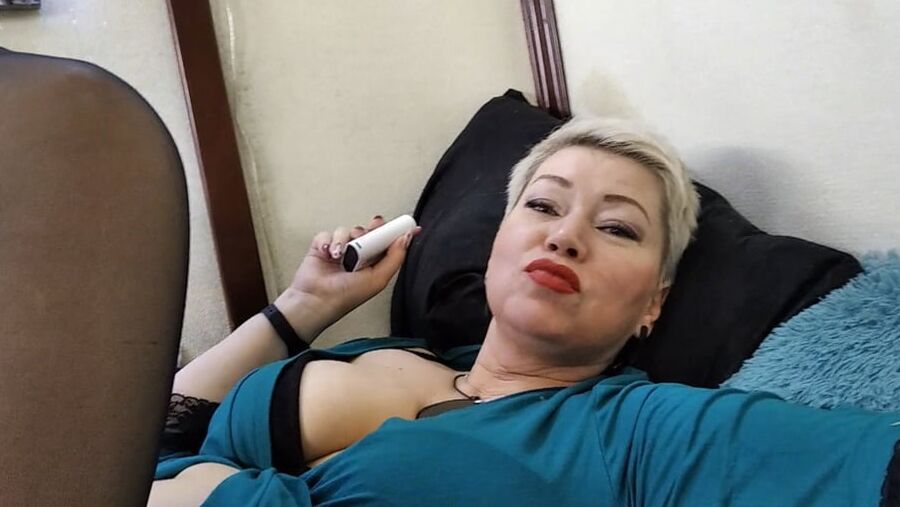 Russian MILF gets nipples twisted &amp; fucked in all her holes!