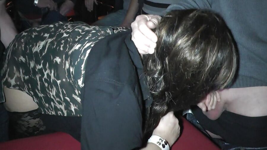 Me gangbanged by guys at the club