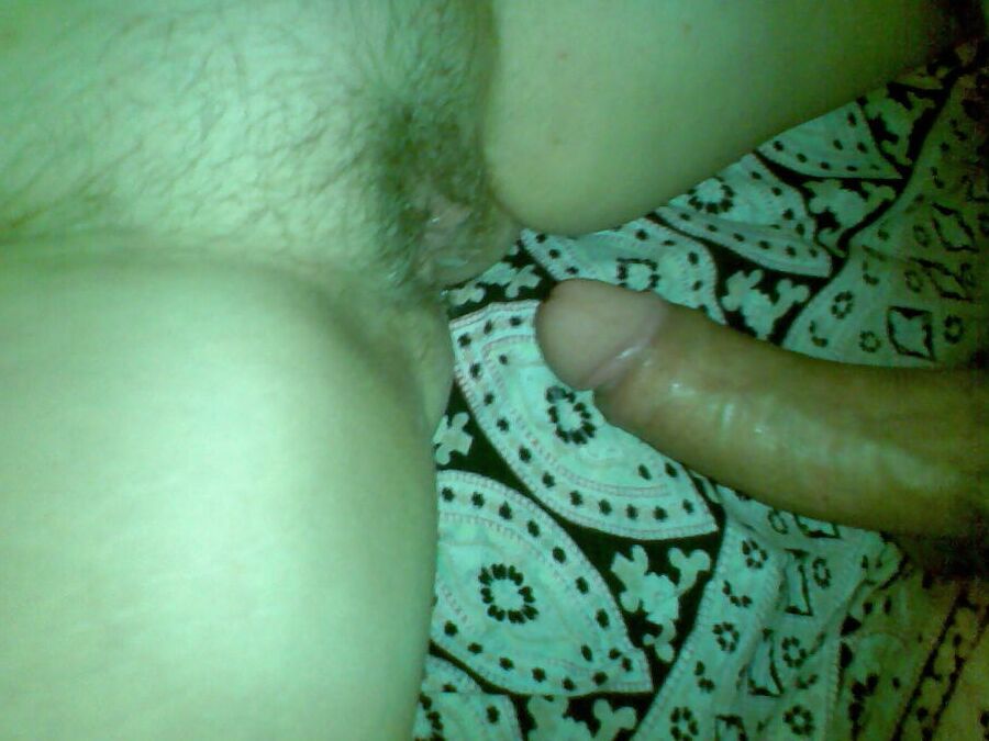 Freshly fucked hairy fat pussy
