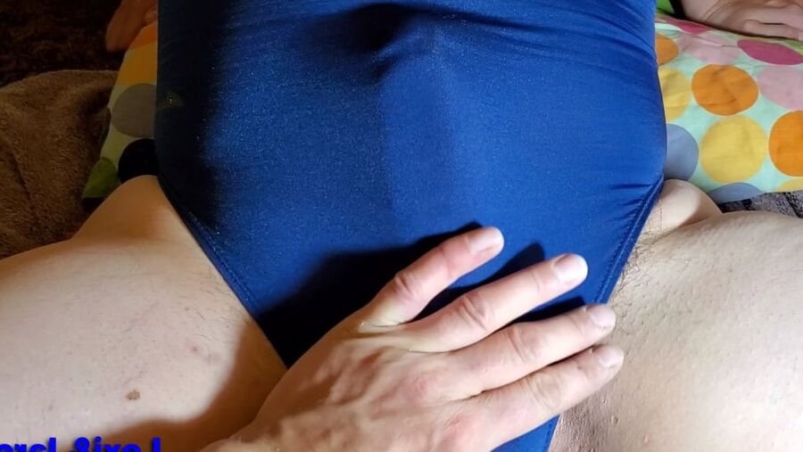 Handjob Big Dick in Spandex One Piece