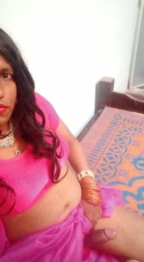 Priya Sissy in babydoll with showing hot dick