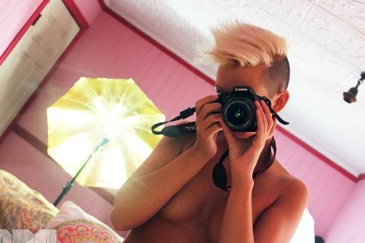 Bed selfies