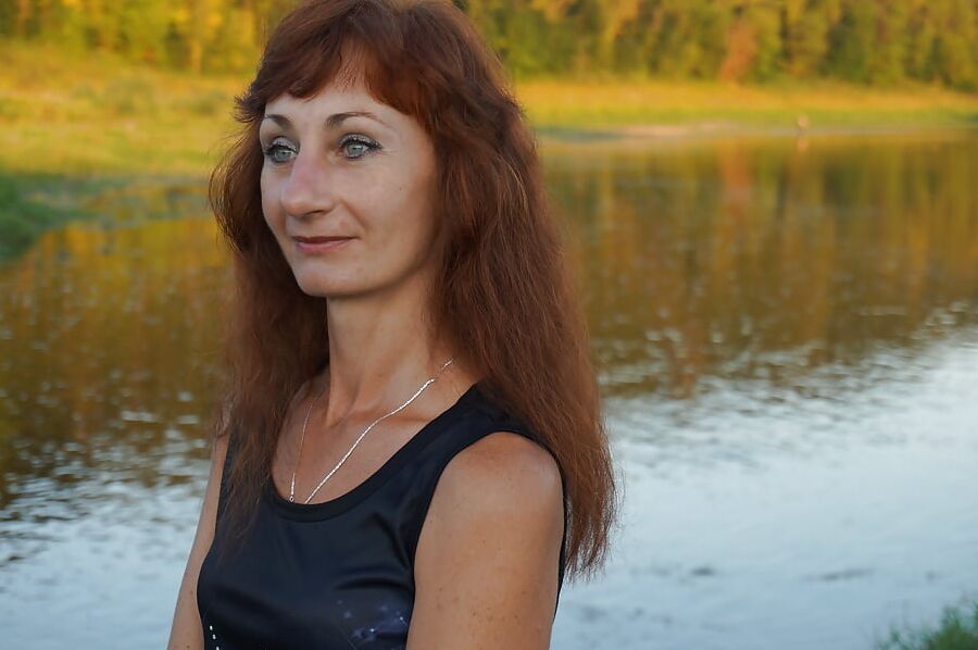 Upon Volga-river Golden Evening