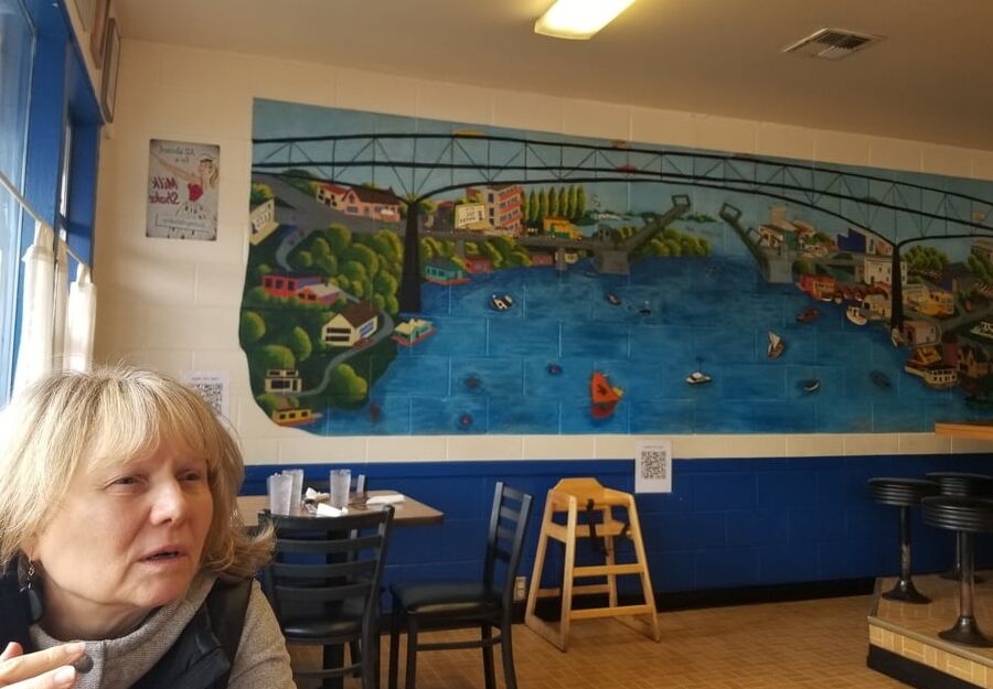 Sexy Grandma Sex Star out in public
