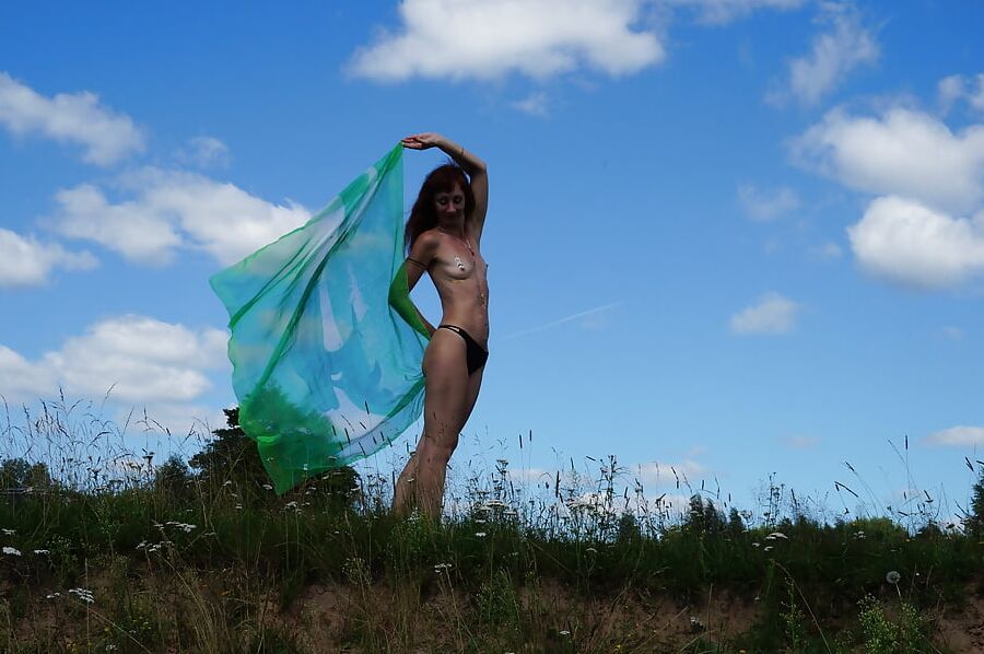 On Sandy Beach