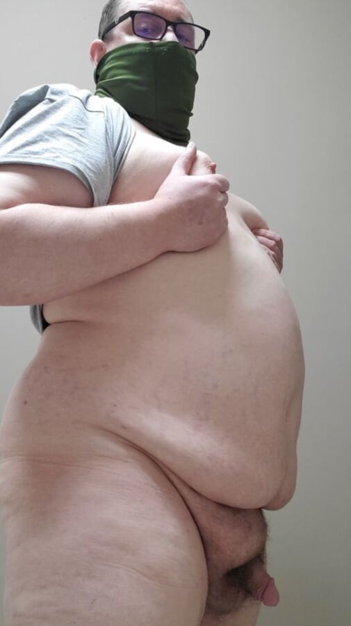 Amateur Fat Chub Chubby Hairless Chest Big Belly