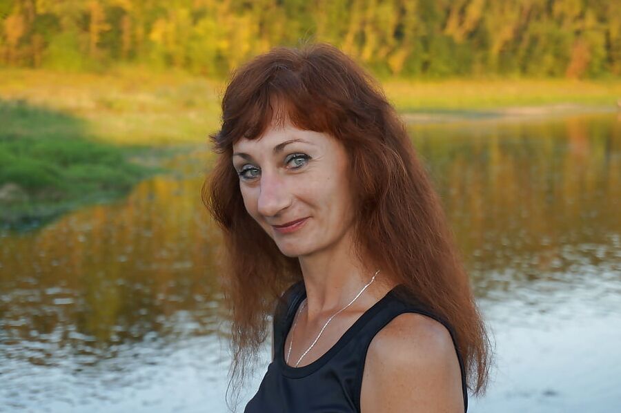 Upon Volga-river Golden Evening