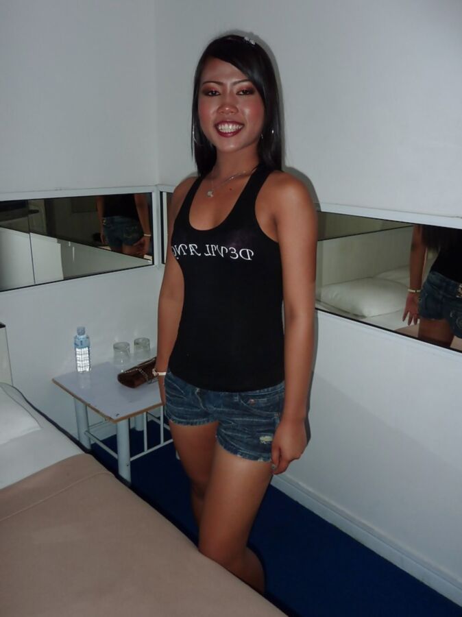 Jeans shorts and bra