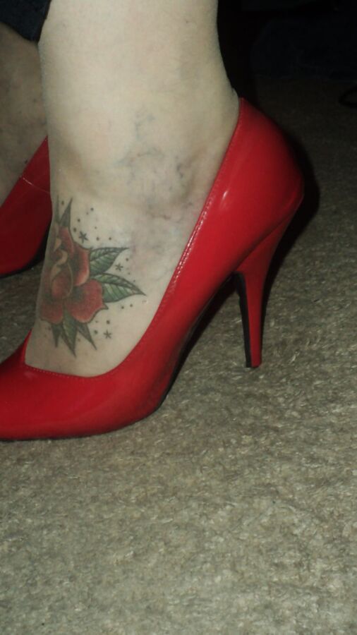 more fake foot tattoo