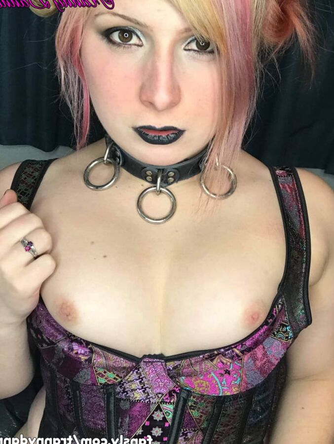 Sexy Tranny Danni poses for the camera