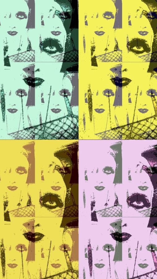 Pop art cross dresser