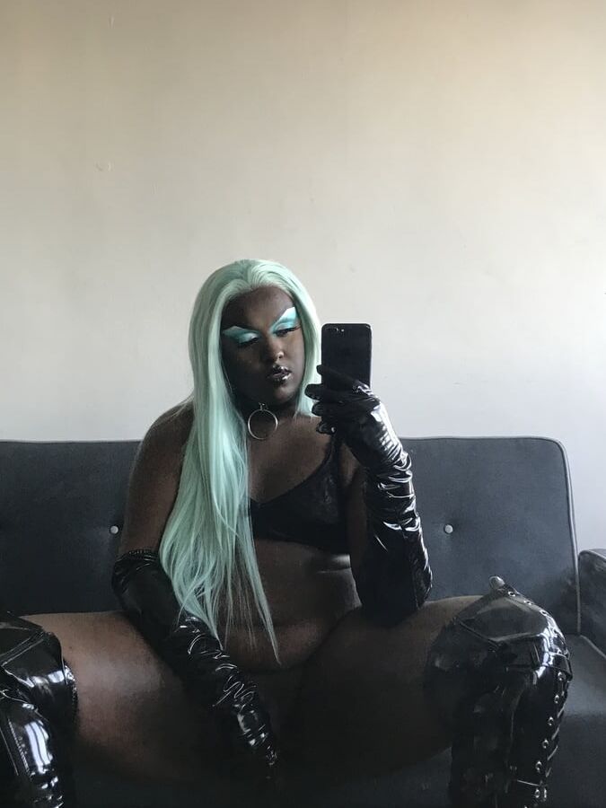 Thigh highs in mirror
