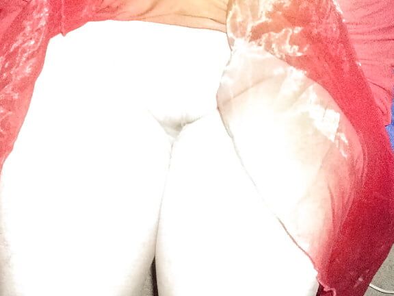 contrasted seamed stockings