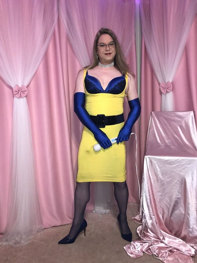 Joanie - Yellow Pencil Dress