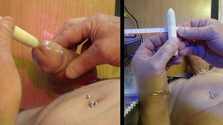 vibro sex toys insertions in my cock