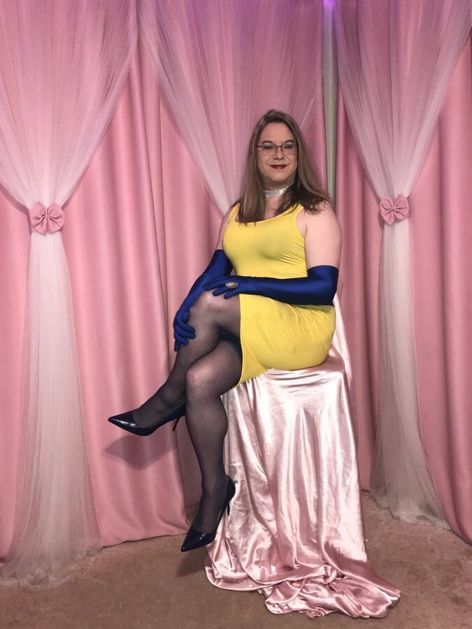 Joanie - Yellow Pencil Dress