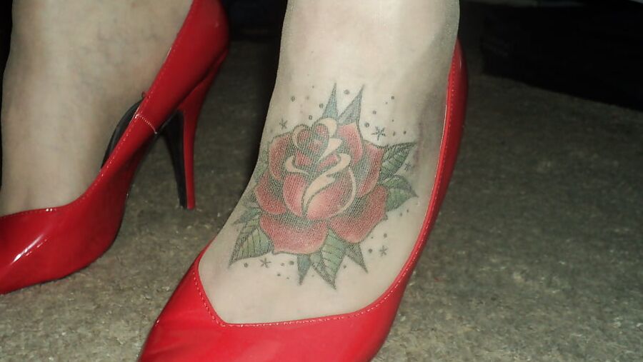 more fake foot tattoo